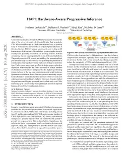 HAPI: Hardware-Aware Progressive Inference