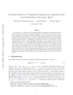 Stochastic Multi-level Composition Optimization Algorithms with
  Level-Independent Convergence Rates