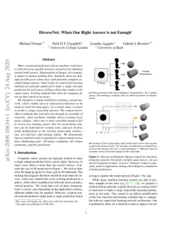 DiverseNet: When One Right Answer is not Enough