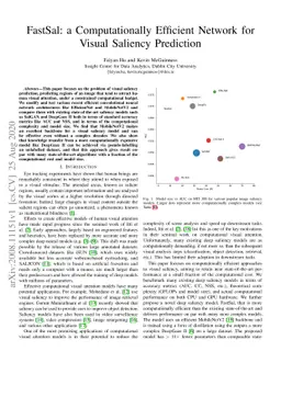 FastSal: a Computationally Efficient Network for Visual Saliency
  Prediction