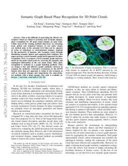 Semantic Graph Based Place Recognition for 3D Point Clouds