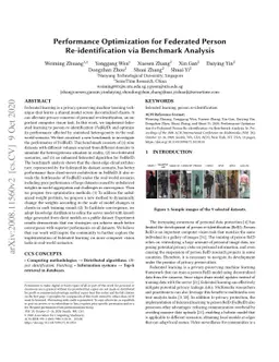 Performance Optimization for Federated Person Re-identification via
  Benchmark Analysis