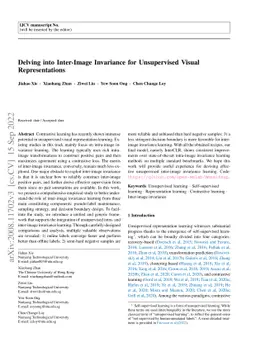 Delving into Inter-Image Invariance for Unsupervised Visual
  Representations