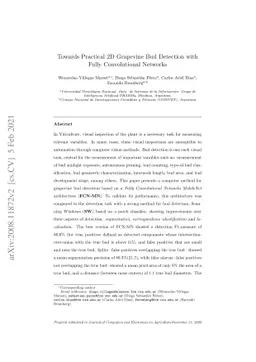 Towards Practical 2D Grapevine Bud Detection with Fully Convolutional
  Networks