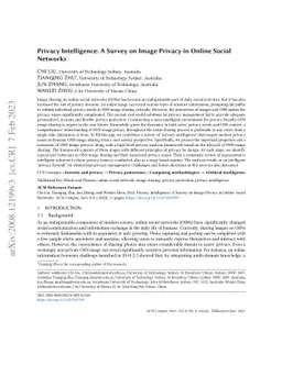 Privacy Intelligence: A Survey on Image Privacy in Online Social Networks