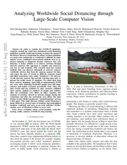 Analyzing Worldwide Social Distancing through Large-Scale Computer
  Vision