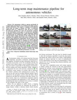 Long-term map maintenance pipeline for autonomous vehicles