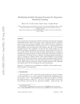 Modulating Scalable Gaussian Processes for Expressive Statistical
  Learning