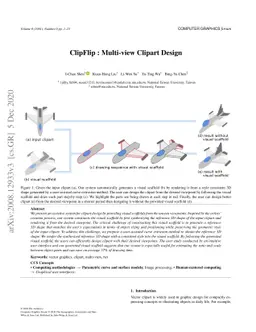 ClipFlip : Multi-view Clipart Design