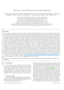 VR-Caps: A Virtual Environment for Capsule Endoscopy