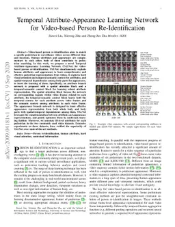 Temporal Attribute-Appearance Learning Network for Video-based Person
  Re-Identification