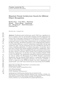 Binarized Neural Architecture Search for Efficient Object Recognition