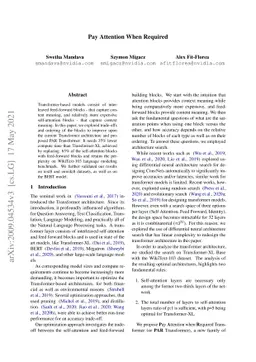 Pay Attention when Required