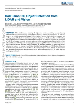 RoIFusion: 3D Object Detection from LiDAR and Vision