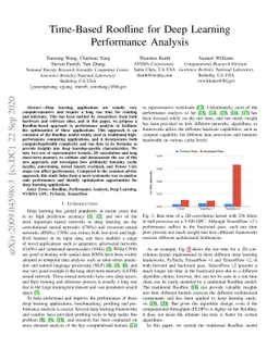 Time-Based Roofline for Deep Learning Performance Analysis