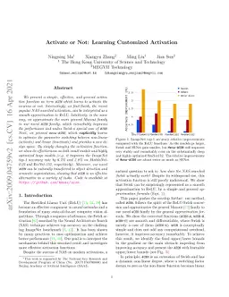 Activate or Not: Learning Customized Activation