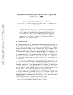 Defeasible reasoning in Description Logics: an overview on DL^N