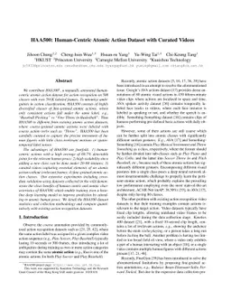 HAA500: Human-Centric Atomic Action Dataset with Curated Videos