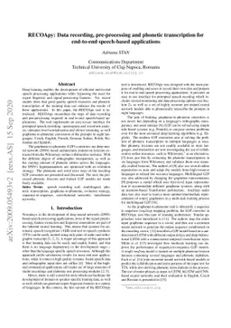 RECOApy: Data recording, pre-processing and phonetic transcription for
  end-to-end speech-based applications