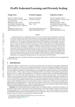 FLaPS: Federated Learning and Privately Scaling