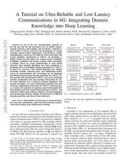 A Tutorial on Ultra-Reliable and Low-Latency Communications in 6G:
  Integrating Domain Knowledge into Deep Learning