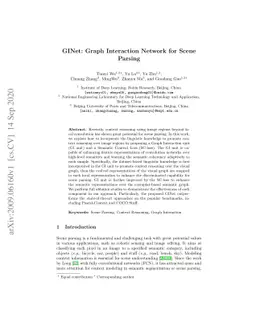 GINet: Graph Interaction Network for Scene Parsing