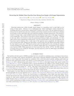 Extracting the Subhalo Mass Function from Strong Lens Images with Image
  Segmentation