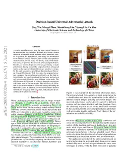 Decision-based Universal Adversarial Attack