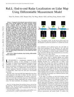 RaLL: End-to-end Radar Localization on Lidar Map Using Differentiable
  Measurement Model