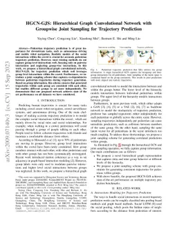 HGCN-GJS: Hierarchical Graph Convolutional Network with Groupwise Joint
  Sampling for Trajectory Prediction