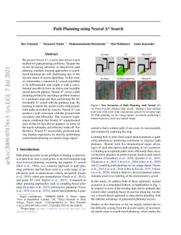 Path Planning using Neural A* Search