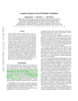 Graph-to-Sequence Neural Machine Translation