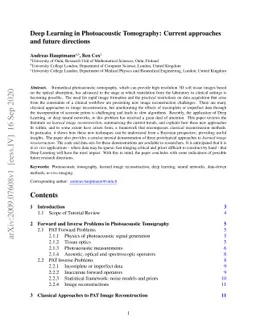 Deep Learning in Photoacoustic Tomography: Current approaches and future
  directions