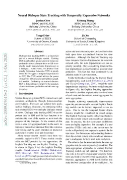 Neural Dialogue State Tracking with Temporally Expressive Networks