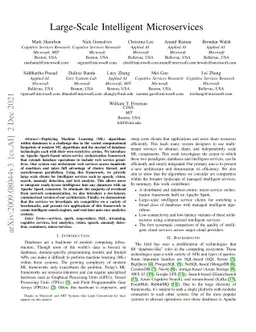 Large-Scale Intelligent Microservices