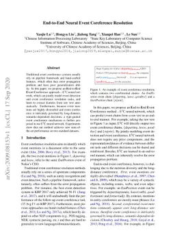 End-to-End Neural Event Coreference Resolution