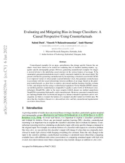 Evaluating and Mitigating Bias in Image Classifiers: A Causal
  Perspective Using Counterfactuals