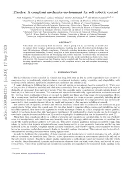 Elastica: A compliant mechanics environment for soft robotic control