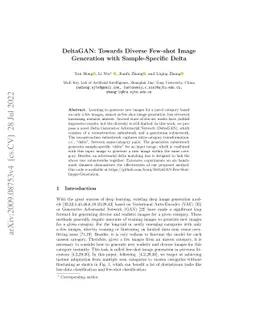 DeltaGAN: Towards Diverse Few-shot Image Generation with Sample-Specific
  Delta