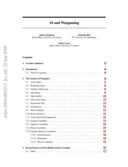 AI and Wargaming