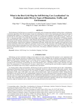 What is the Best Grid-Map for Self-Driving Cars Localization? An
  Evaluation under Diverse Types of Illumination, Traffic, and Environment