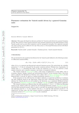 Parameter estimation for Vasicek model driven by a general Gaussian
  noise