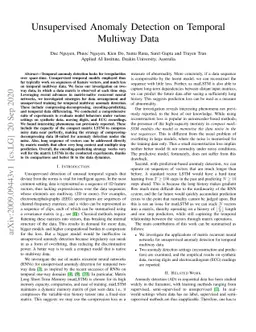 Unsupervised Anomaly Detection on Temporal Multiway Data