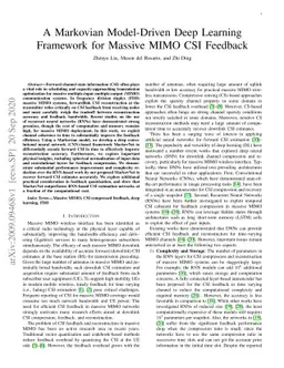 A Markovian Model-Driven Deep Learning Framework for Massive MIMO CSI
  Feedback