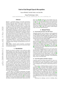 End-to-End Bengali Speech Recognition