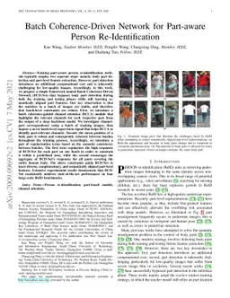 Batch Coherence-Driven Network for Part-aware Person Re-Identification