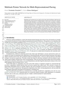 Multitask Pointer Network for Multi-Representational Parsing