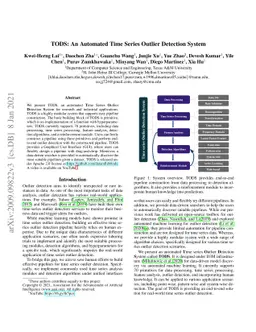 TODS: An Automated Time Series Outlier Detection System