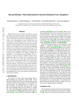 Beyond Identity: What Information Is Stored in Biometric Face Templates?