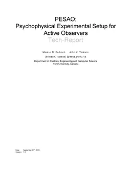 PESAO: Psychophysical Experimental Setup for Active Observers